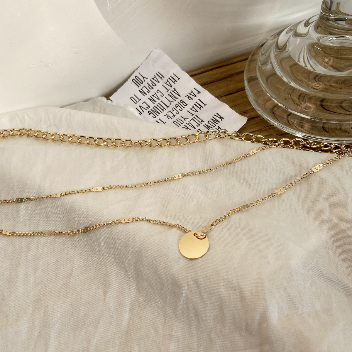 Multilayer Necklace Pendant Style Chain 6 Multilayer Necklace Pendant Style Chain - Image 6