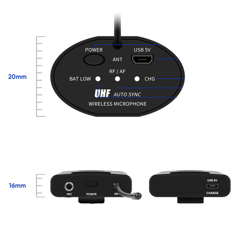 Lavalier Wireless Microphone 3 Lavalier Wireless Microphone - Image 3