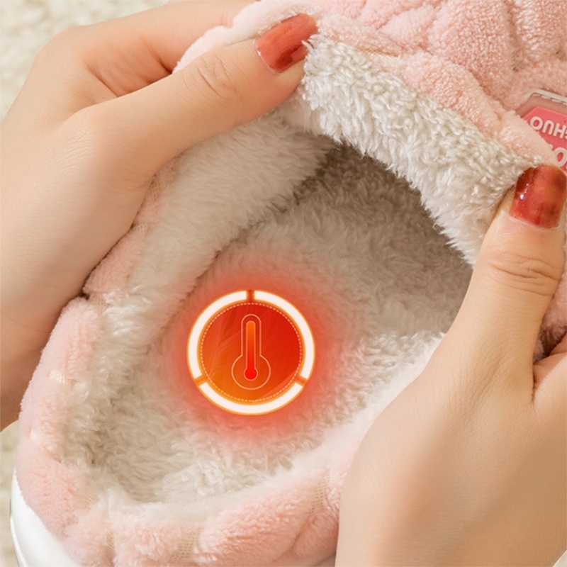 Non-slip Thick-soled Plush Slippers Indoor Fleece Shoes 8 Non-slip Thick-soled Plush Slippers Indoor Fleece Shoes - Image 8