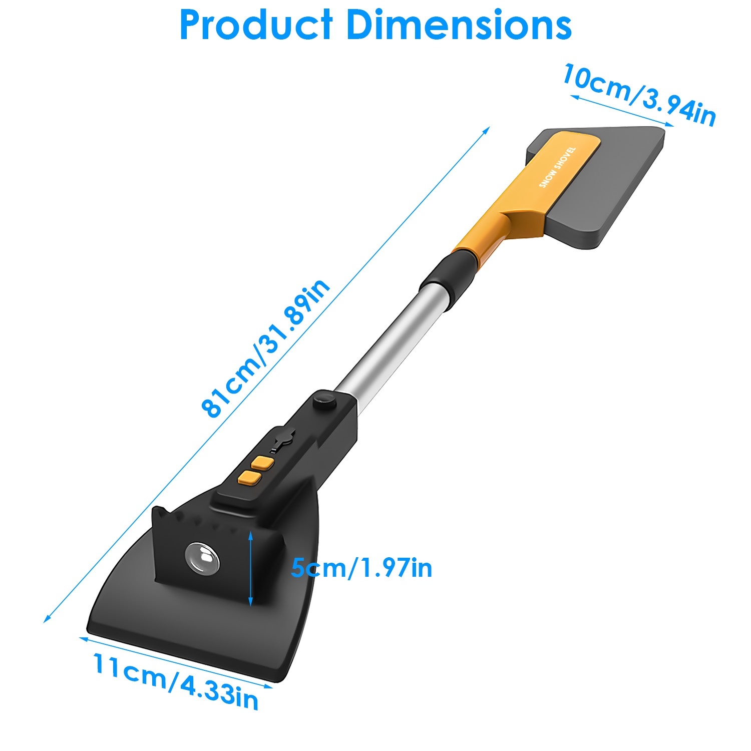 1 Pc 3 In 1 Car Snow Removal Shovel With Lights 8 1 Pc 3 In 1 Car Snow Removal Shovel With Lights - Image 8