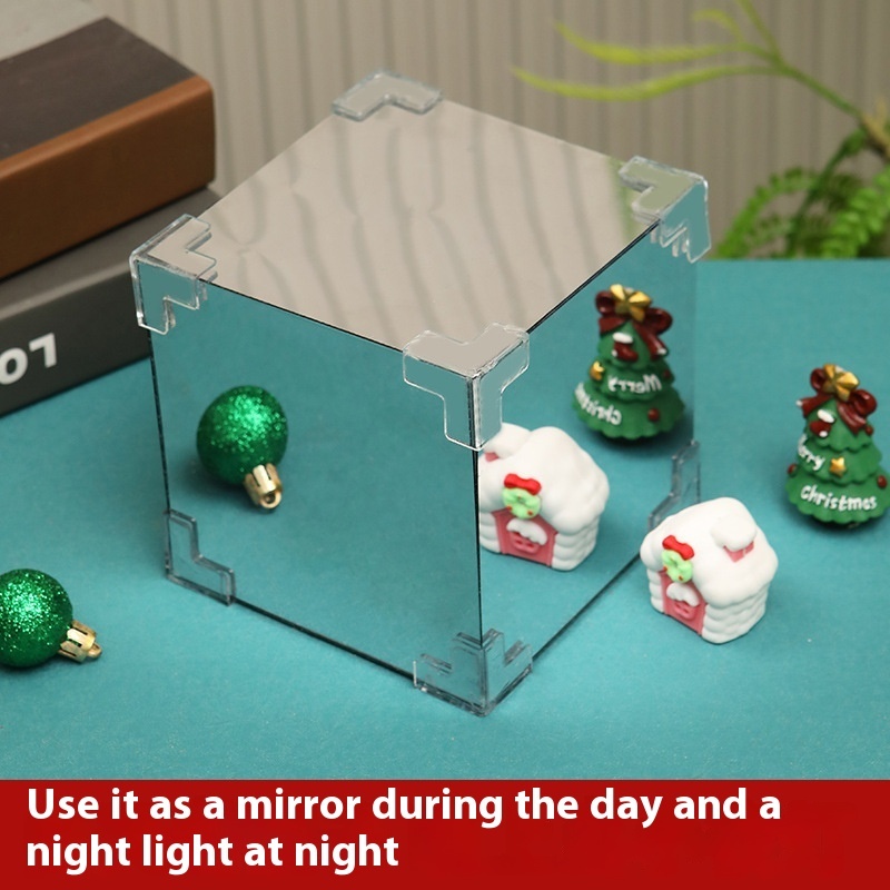 Christmas DIY Mirror And LED Cube Lamp 5 Christmas DIY Mirror And LED Cube Lamp - Image 5