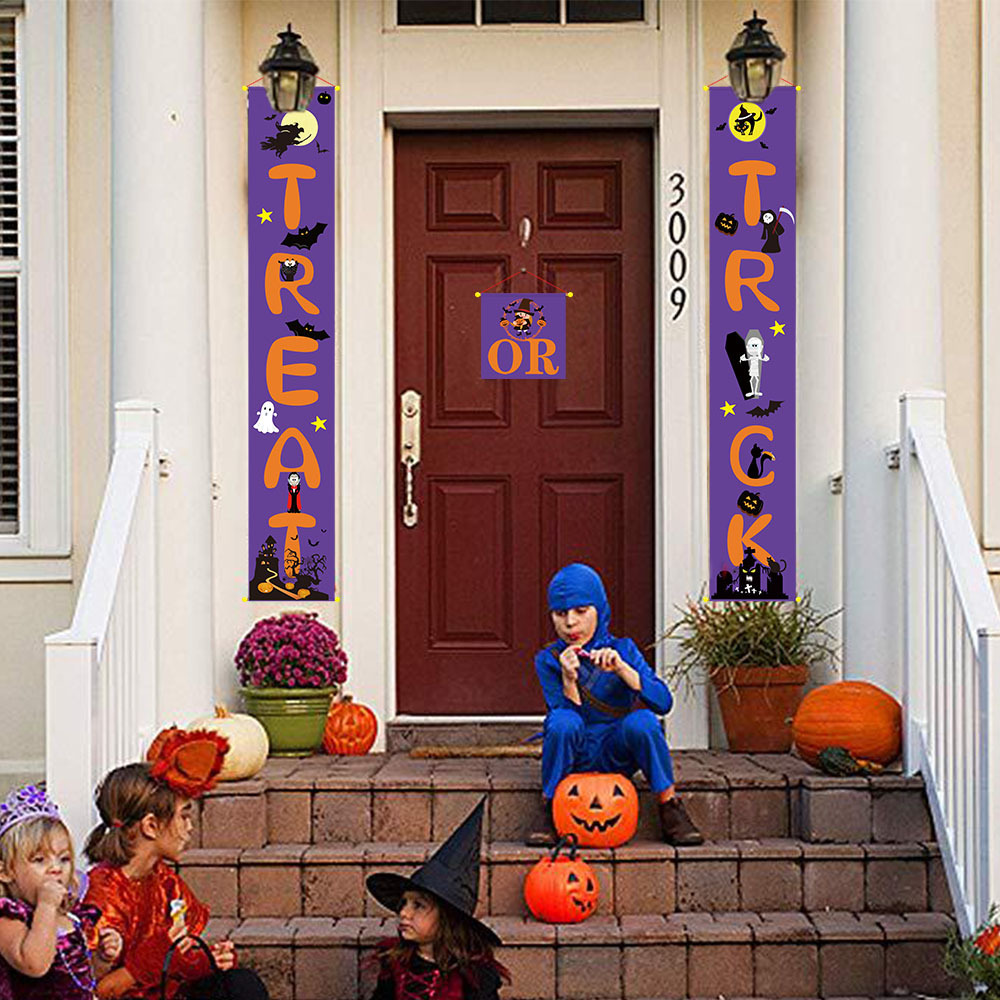 Halloween Decoration Outdoor Banner Halloween Couplets 4 Halloween Decoration Outdoor Banner Halloween Couplets - Image 4