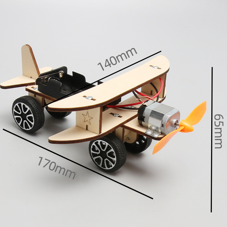 Wooden DIY Airplane Helicopter School Projects Experiment Kits Science 6 Wooden DIY Airplane Helicopter School Projects Experiment Kits Science - Image 6