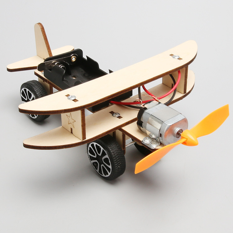 Wooden DIY Airplane Helicopter School Projects Experiment Kits Science 2 Wooden DIY Airplane Helicopter School Projects Experiment Kits Science - Image 2