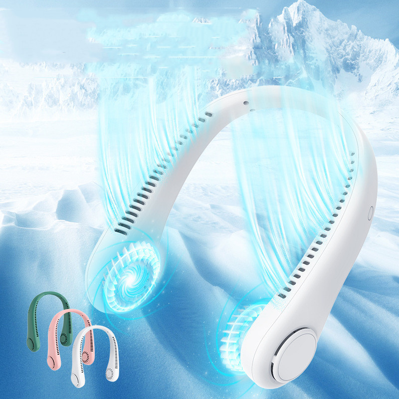 Hands Free USB Mini Rechargeable Neck Fan 5 Hands Free USB Mini Rechargeable Neck Fan - Image 5