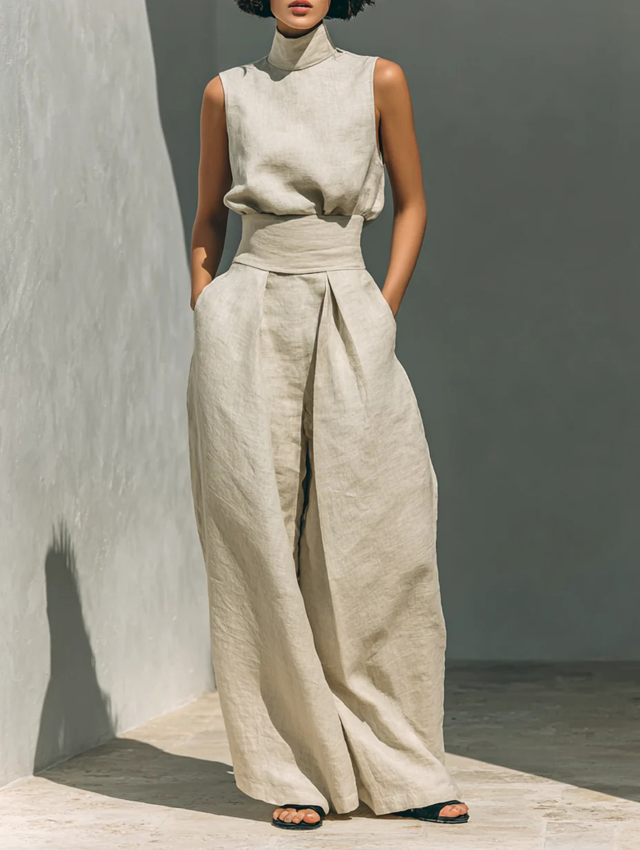 Casual Sleeveless Summer Suit 9 Casual Sleeveless Summer Suit - Image 9
