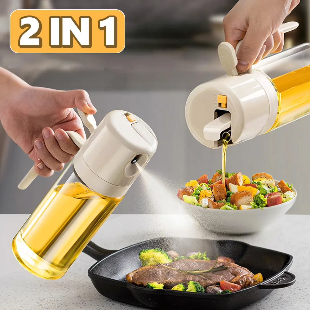 2 In 1 Oil Sprayer Bottle Oil Mister Vinegar Bottle 1 2 In 1 Oil Sprayer Bottle Oil Mister Vinegar Bottle