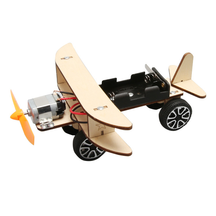 Wooden DIY Airplane Helicopter School Projects Experiment Kits Science 5 Wooden DIY Airplane Helicopter School Projects Experiment Kits Science - Image 5