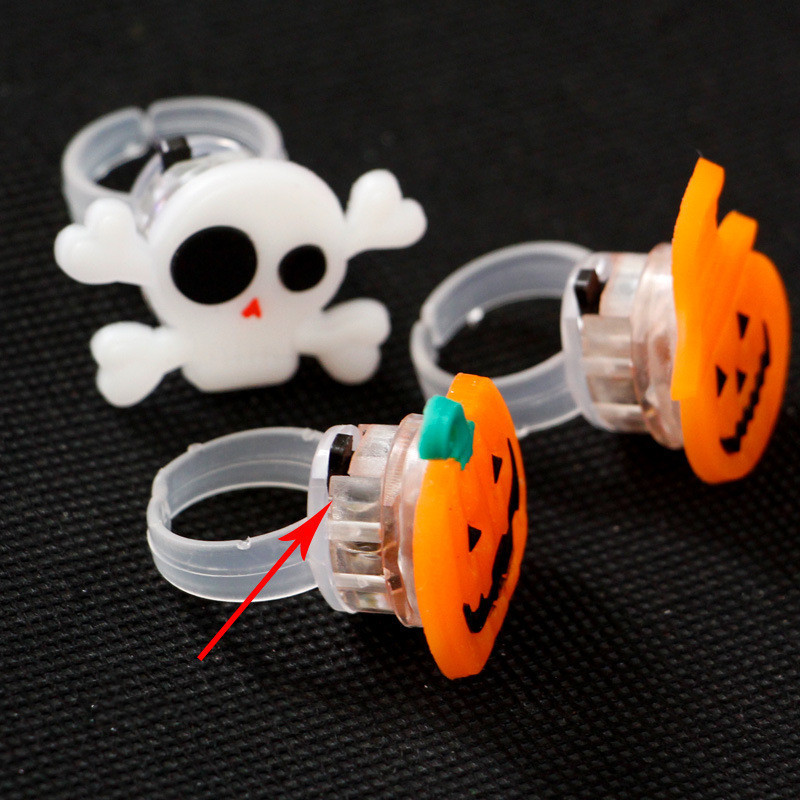 Halloween Glowing Brooch Ring Decorations 4 Halloween Glowing Brooch Ring Decorations - Image 4