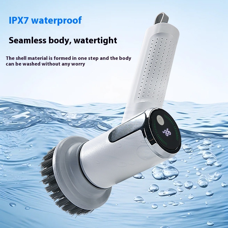 Waterproof Wireless Multifunctional Smart Display Electric Cleaning Brush 5 Waterproof Wireless Multifunctional Smart Display Electric Cleaning Brush - Image 5