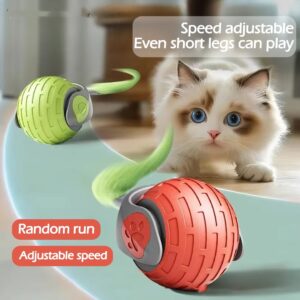 Smart Automatic Teaser USB Rechargeable Electric Rolling Ball Pet Toys Ball