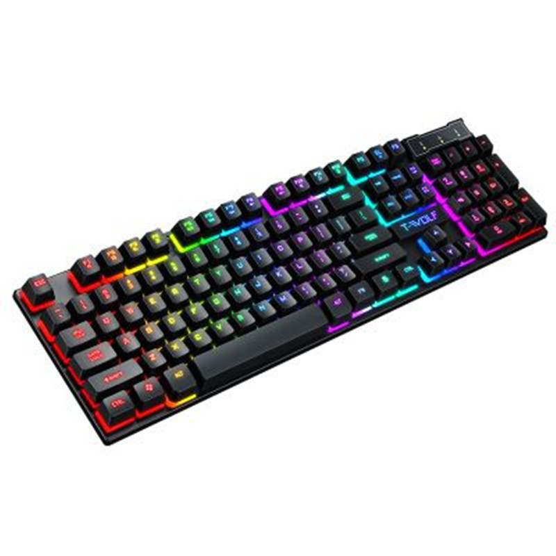Gaming USB Luminous Wired Keyboard Floating Manipulator 1 Gaming USB Luminous Wired Keyboard Floating Manipulator
