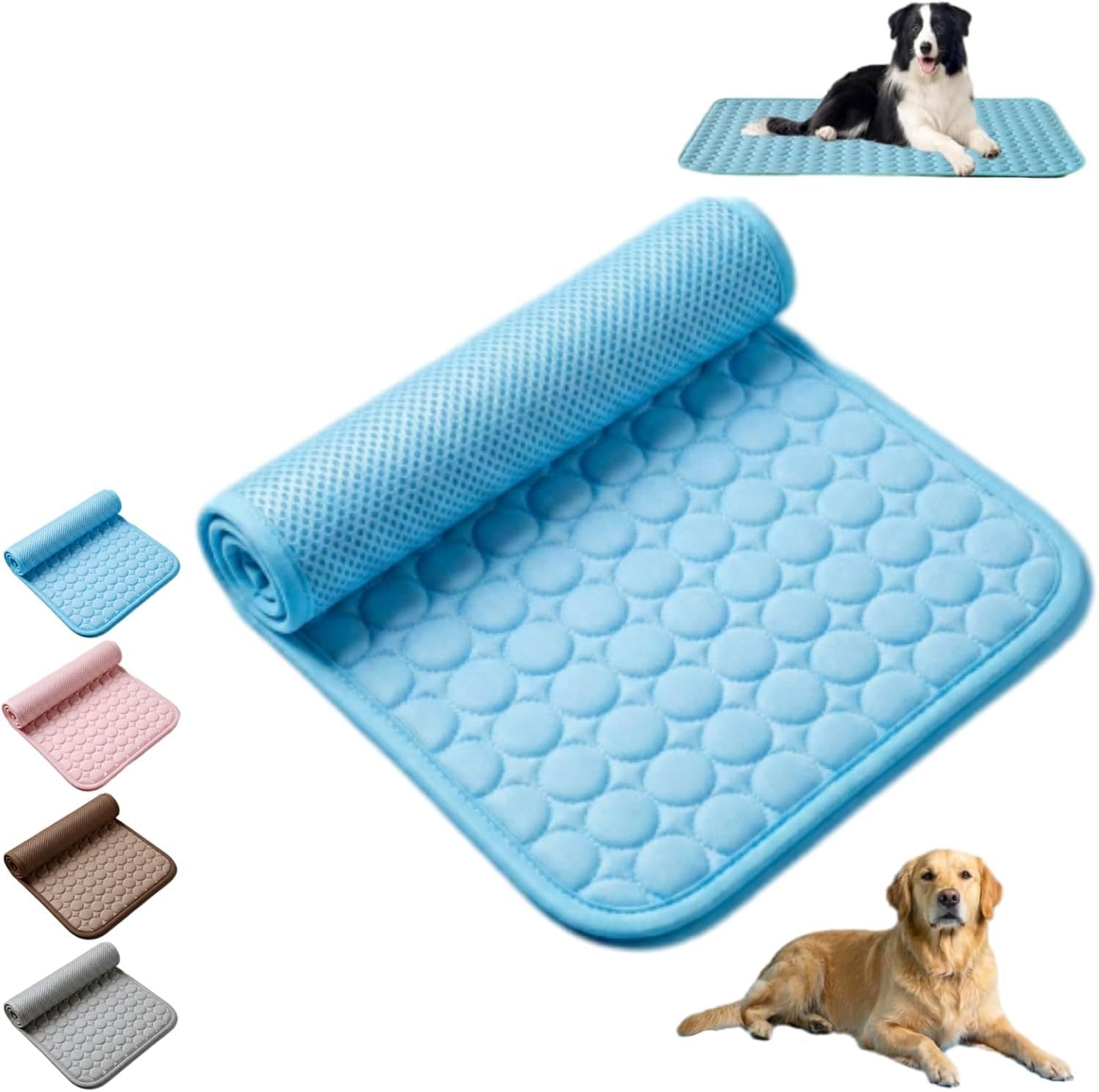 Breathable And Anti-slip Pet Ice Silk Pad - Cooling Pad For Sofa 1 Breathable And Anti-slip Pet Ice Silk Pad - Cooling Pad For Sofa