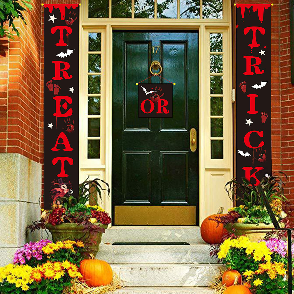 Halloween Decoration Outdoor Banner Halloween Couplets 3 Halloween Decoration Outdoor Banner Halloween Couplets - Image 3