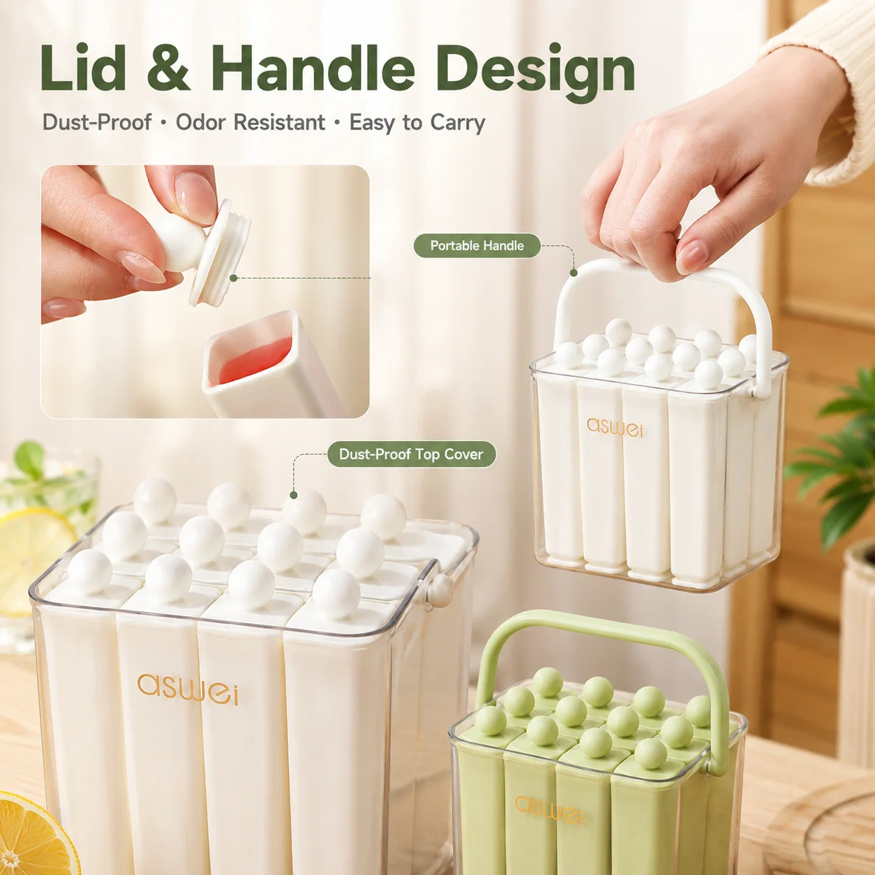 Ice Cube Tray Mold Food-grade For Freezer 5 Ice Cube Tray Mold Food-grade For Freezer - Image 5