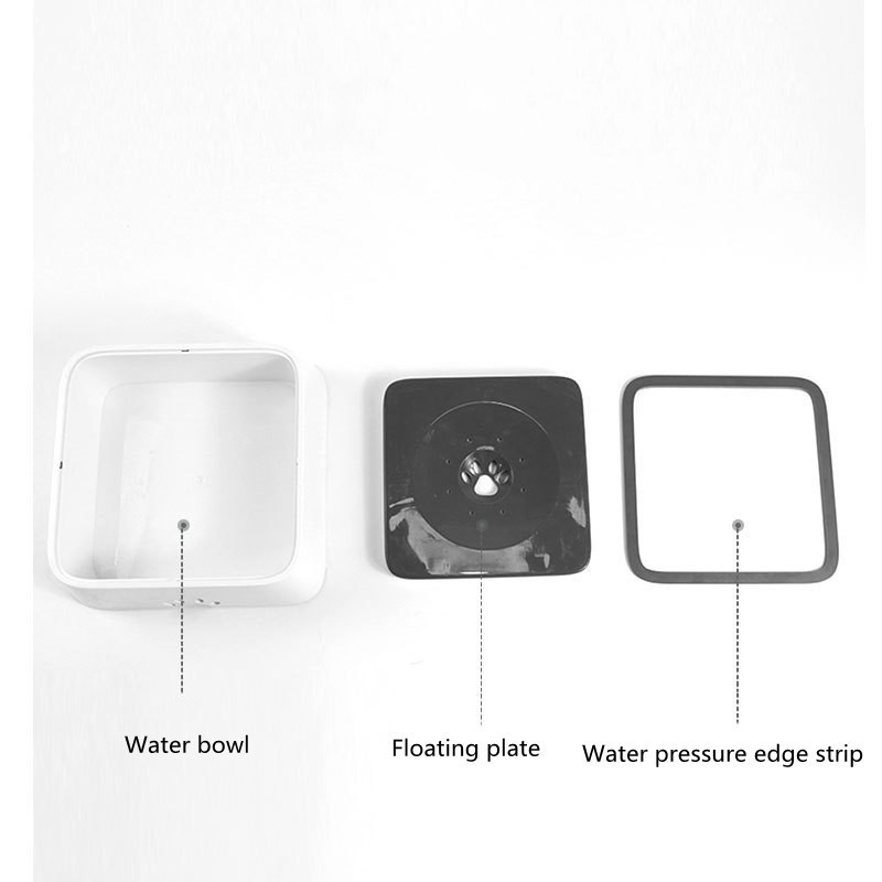 2L Cat And Dog Anti-overflow Basin With Floating Bowl 4 2L Cat And Dog Anti-overflow Basin With Floating Bowl - Image 4