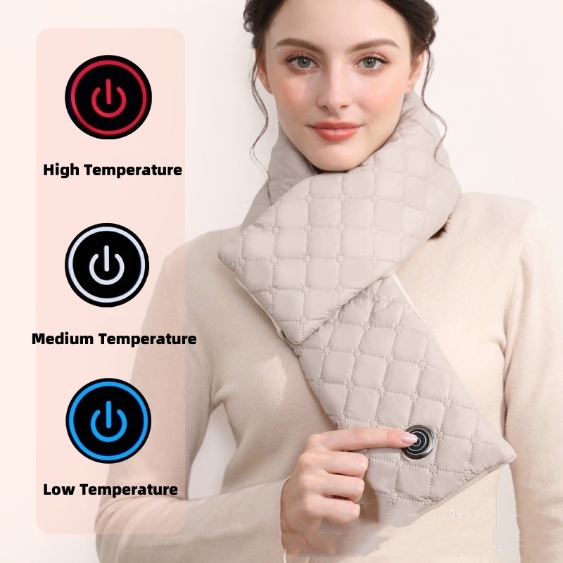 USB 3 Gear Electric Heating Scarf Thermal Shawl 1 USB 3 Gear Electric Heating Scarf Thermal Shawl