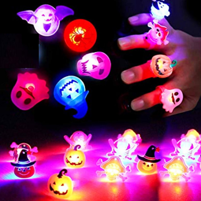 Halloween Glowing Brooch Ring Decorations 3 Halloween Glowing Brooch Ring Decorations - Image 3