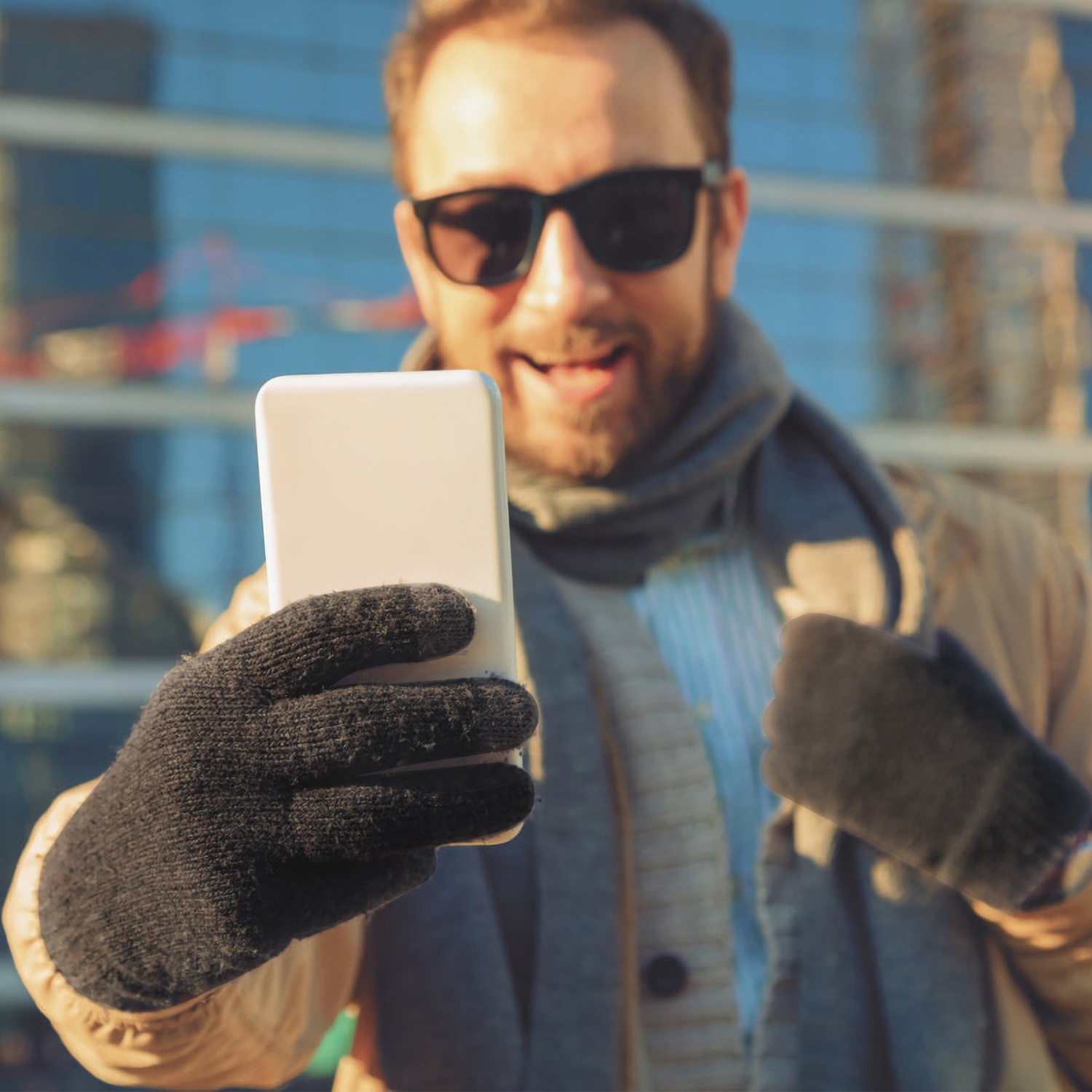 Unisex Touch Screen Gloves Full Fingers 6 Unisex Touch Screen Gloves Full Fingers - Image 6
