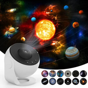 Night Light Galaxy Projector 360 Rotation Lamp