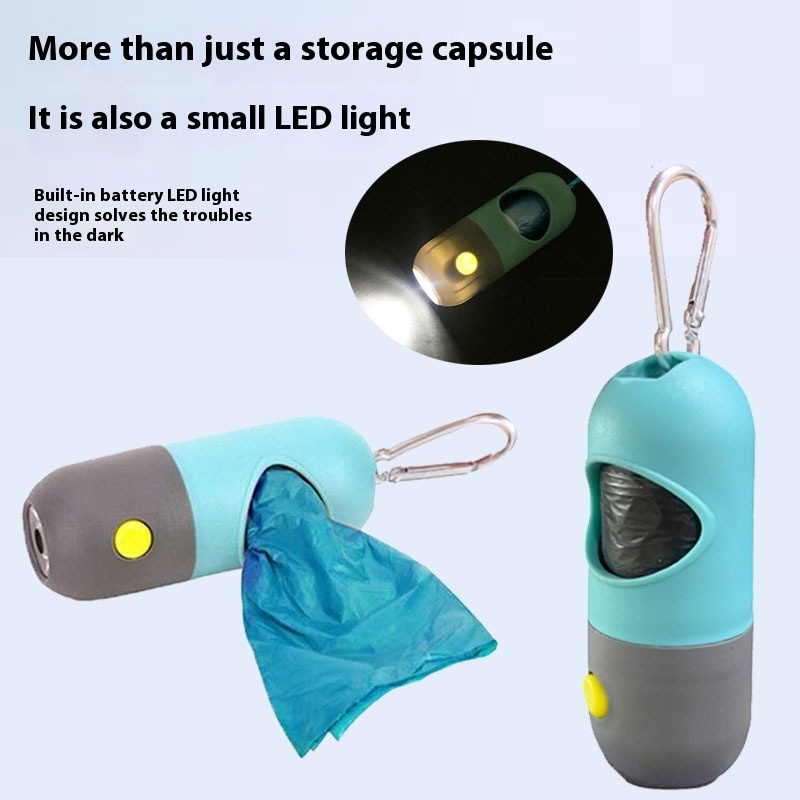 LED Light Pet Waste Bag Dispenser 2 LED Light Pet Waste Bag Dispenser - Image 2