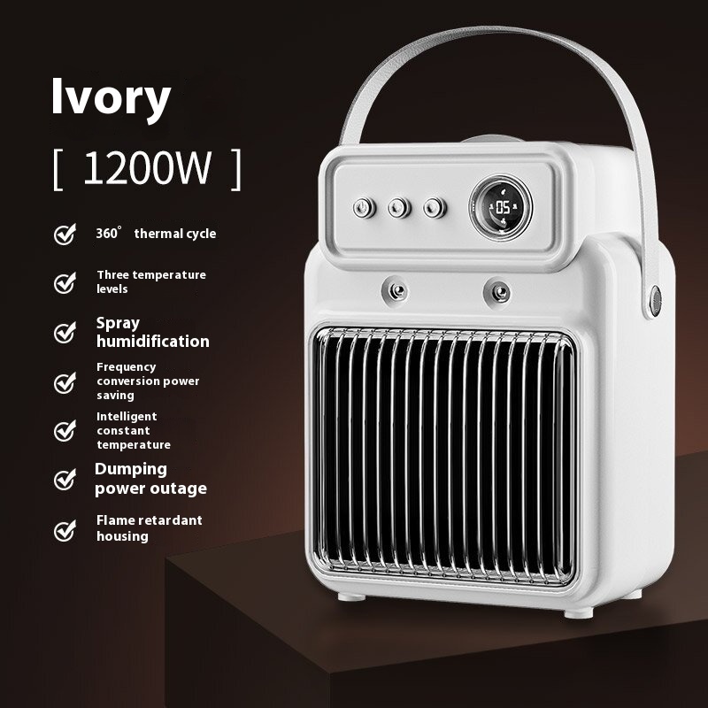 1200W 2 In 1 Efficient Room Heater Humidifying Table Heater 4 1200W 2 In 1 Efficient Room Heater Humidifying Table Heater - Image 4