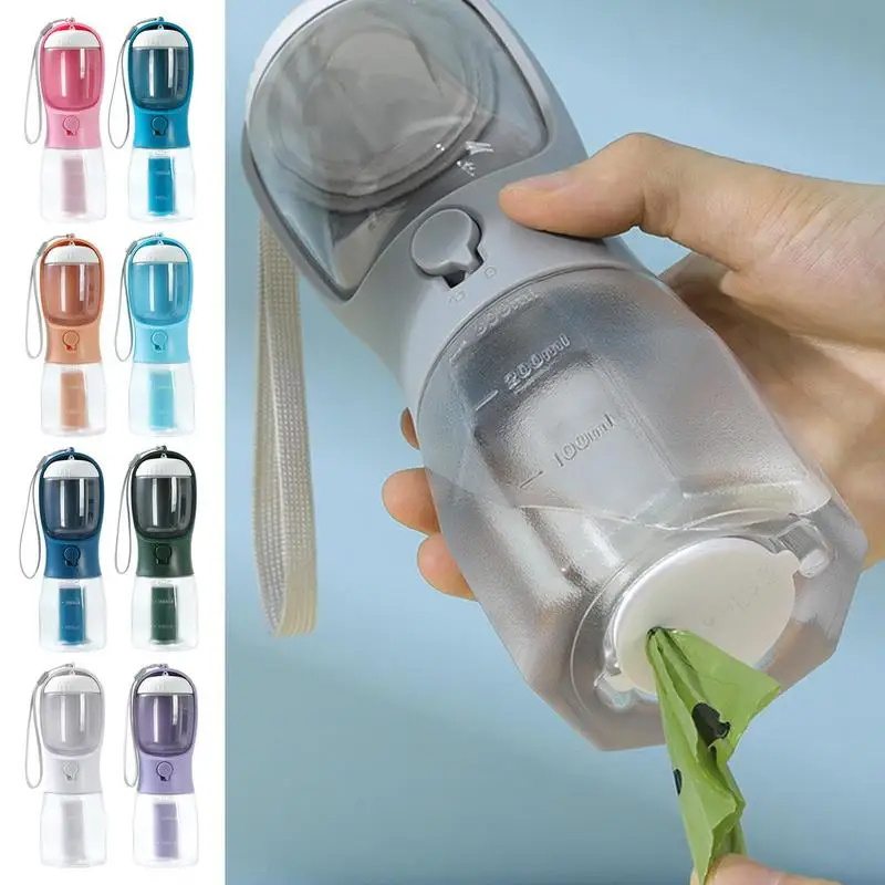 Dog Water Cup; Drinking Food Garbage Bag; Three-in-one Portable Small Multi-functional Cup 9 Dog Water Cup; Drinking Food Garbage Bag; Three-in-one Portable Small Multi-functional Cup - Image 9