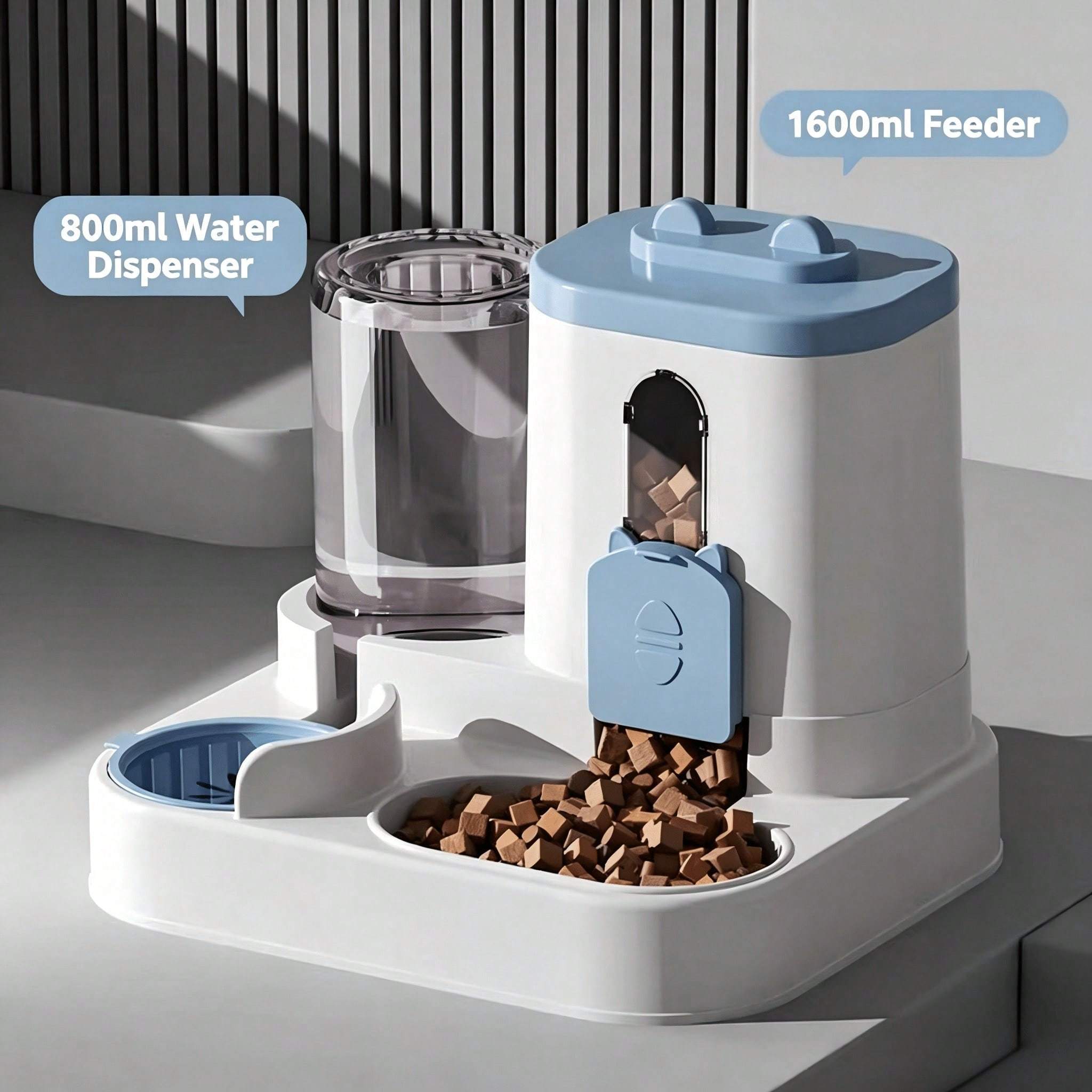 4 Colors Gravity Pet Feeder Automatic Food & Water Bowl Detachable Anti Slip Base Feeding Supplies 5 4 Colors Gravity Pet Feeder Automatic Food & Water Bowl Detachable Anti Slip Base Feeding Supplies - Image 5