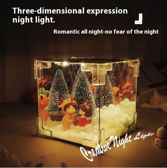 Christmas DIY Mirror And LED Cube Lamp 4 Christmas DIY Mirror And LED Cube Lamp - Image 4