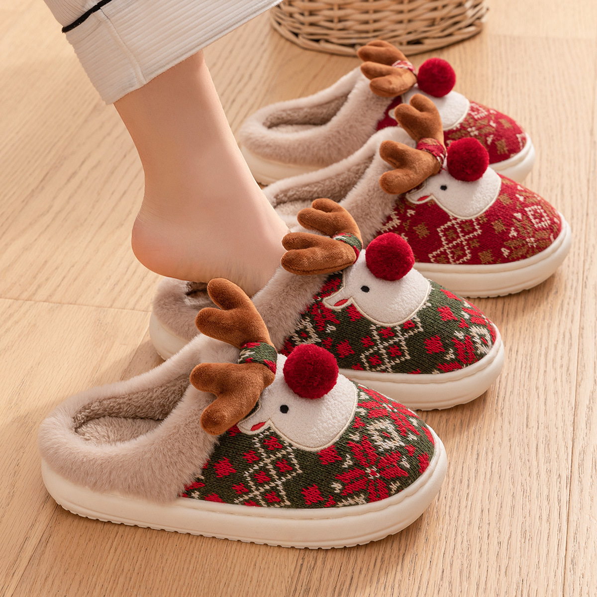 Non-slip Plush Fuzzy Slippers 8 Non-slip Plush Fuzzy Slippers - Image 8