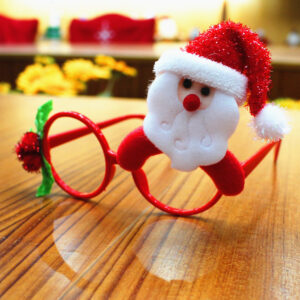 Christmas Santa Gasses Frame