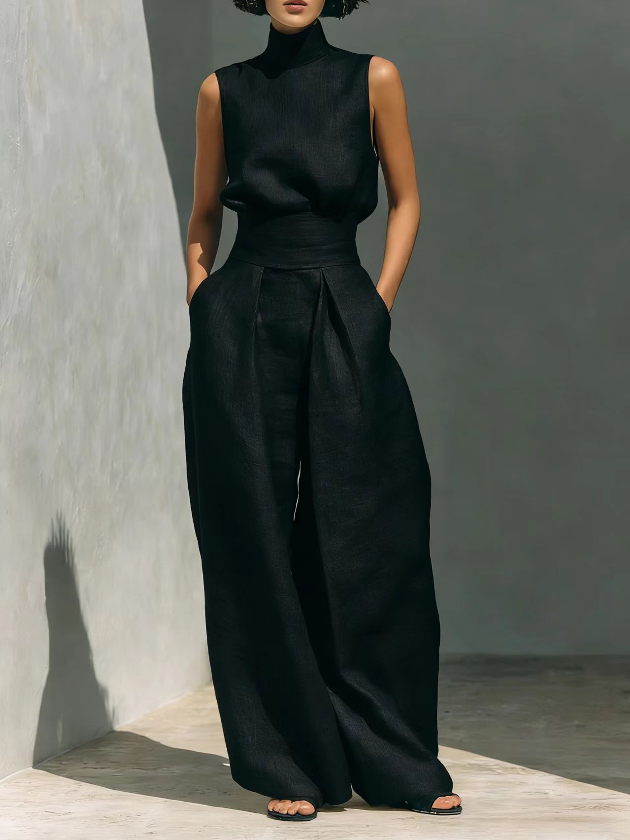 Casual Sleeveless Summer Suit 8 Casual Sleeveless Summer Suit - Image 8
