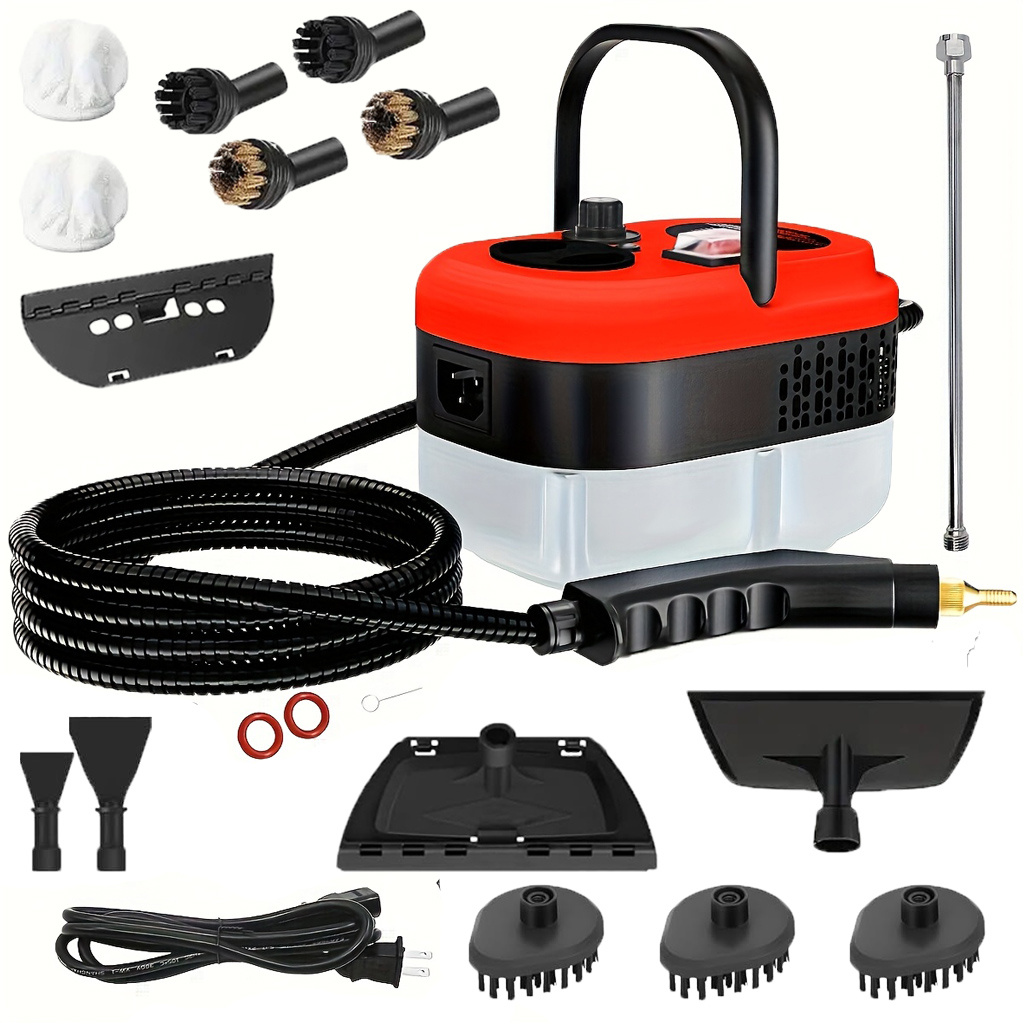Handheld Steam Cleaner, 2500W Pressurized Steam Cleaner With 1.2L Water Tank And 12 Attachments 3 Handheld Steam Cleaner, 2500W Pressurized Steam Cleaner With 1.2L Water Tank And 12 Attachments - Image 3