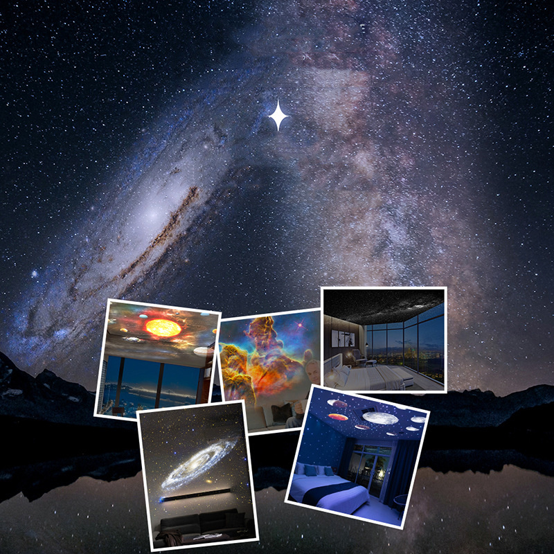 Night Light Galaxy Projector 360 Rotation Lamp 6 Night Light Galaxy Projector 360 Rotation Lamp - Image 6