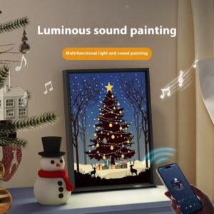 Tree Painting Bluetooth Christmas Ornament  Speaker