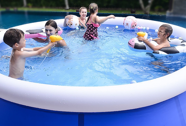 Outdoor Round Bracket Swimming Pool Inflatable 4 Outdoor Round Bracket Swimming Pool Inflatable - Image 4