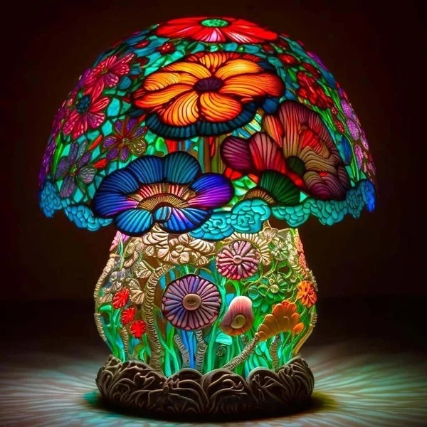 Color Changing Mushroom Lamp - LED Night Light 5 Color Changing Mushroom Lamp - LED Night Light - Image 5
