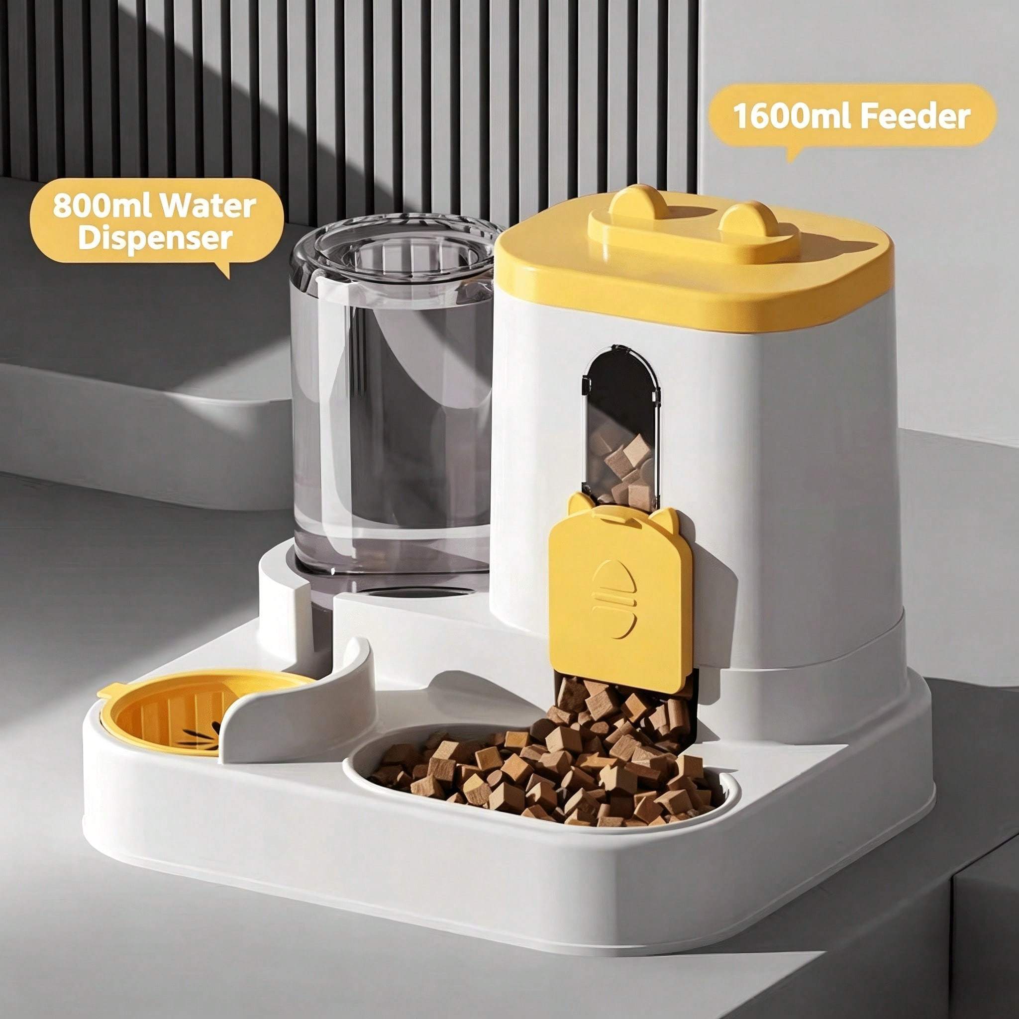 4 Colors Gravity Pet Feeder Automatic Food & Water Bowl Detachable Anti Slip Base Feeding Supplies 10 4 Colors Gravity Pet Feeder Automatic Food & Water Bowl Detachable Anti Slip Base Feeding Supplies - Image 10