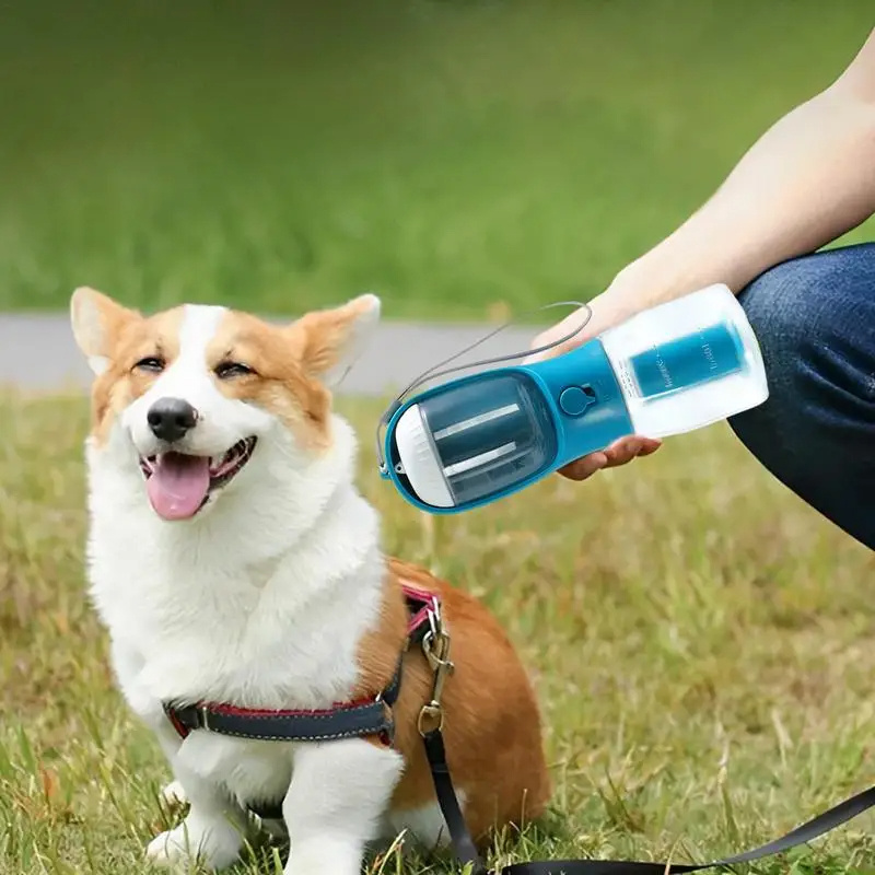 Dog Water Cup; Drinking Food Garbage Bag; Three-in-one Portable Small Multi-functional Cup 8 Dog Water Cup; Drinking Food Garbage Bag; Three-in-one Portable Small Multi-functional Cup - Image 8