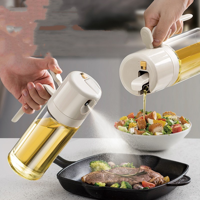 2 In 1 Oil Sprayer Bottle Oil Mister Vinegar Bottle 2 2 In 1 Oil Sprayer Bottle Oil Mister Vinegar Bottle - Image 2