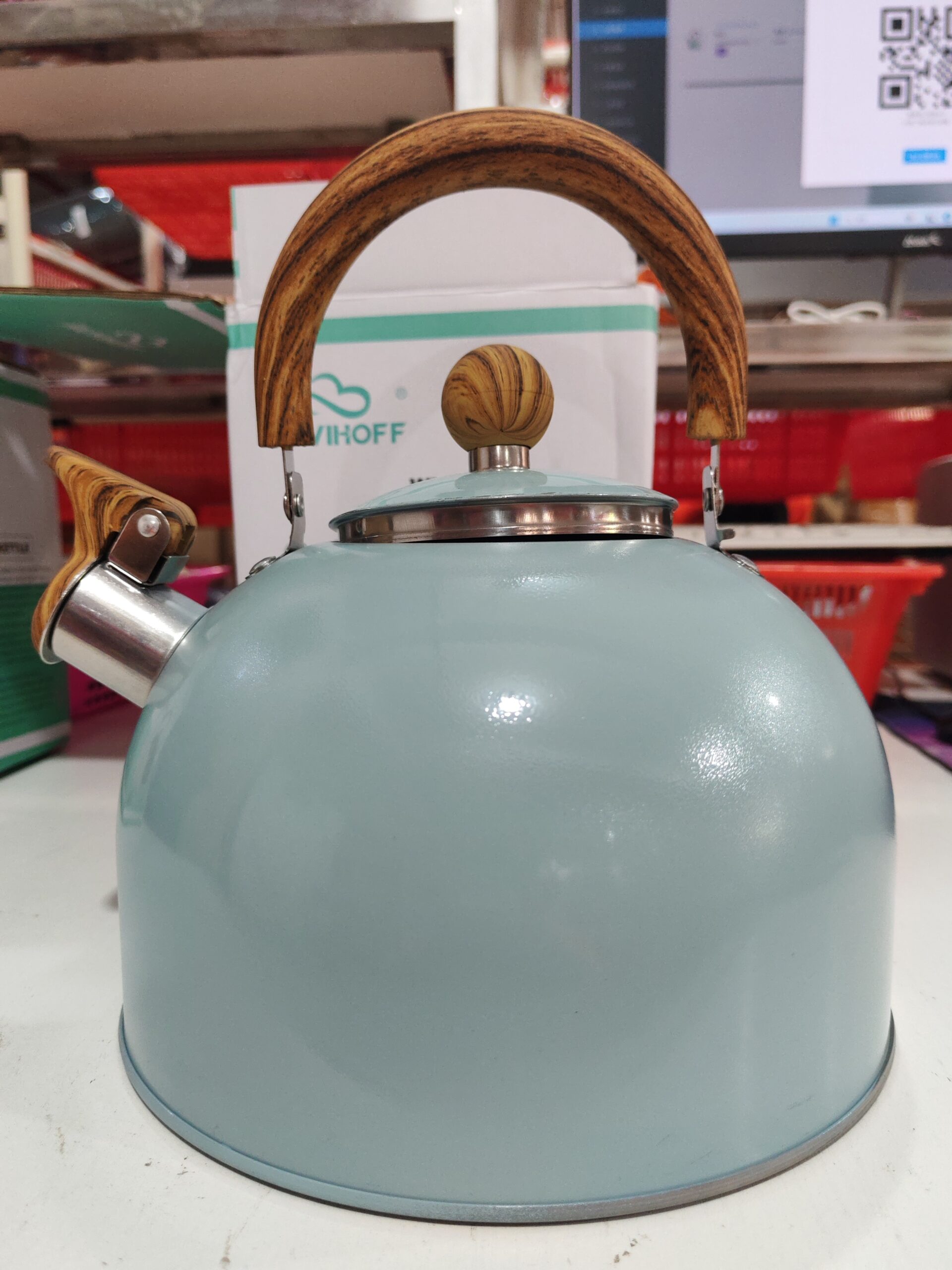 3L Whistling Tea Kettle Thick Stainless Steel 9 3L Whistling Tea Kettle Thick Stainless Steel - Image 9