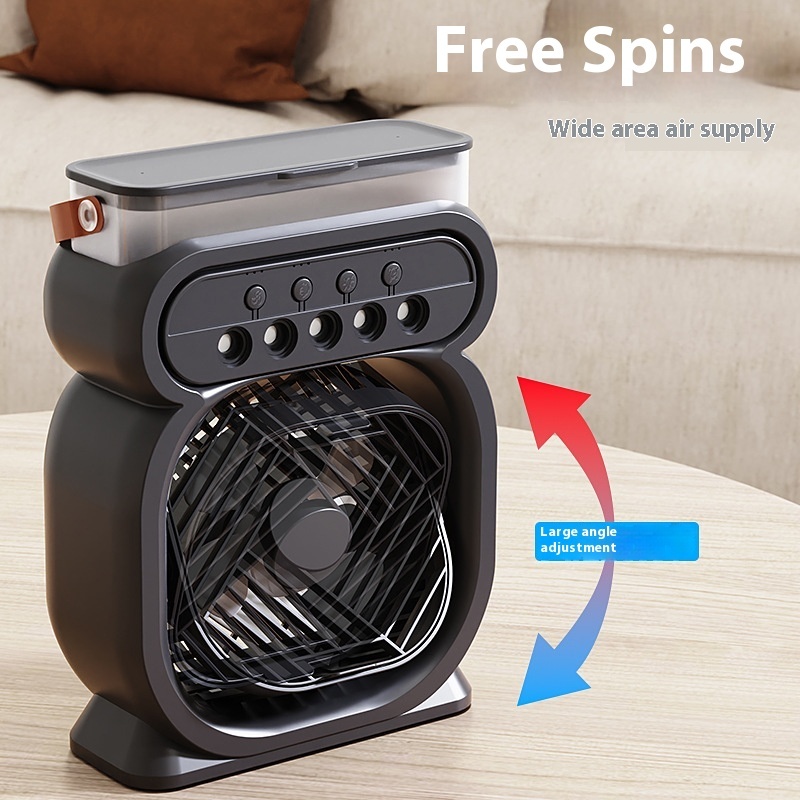 3 In 1 Portable Air Conditioner Evaporative Air Cooler LED Night Lights 3 Speeds Humidifier Fan 5 3 In 1 Portable Air Conditioner Evaporative Air Cooler LED Night Lights 3 Speeds Humidifier Fan - Image 5