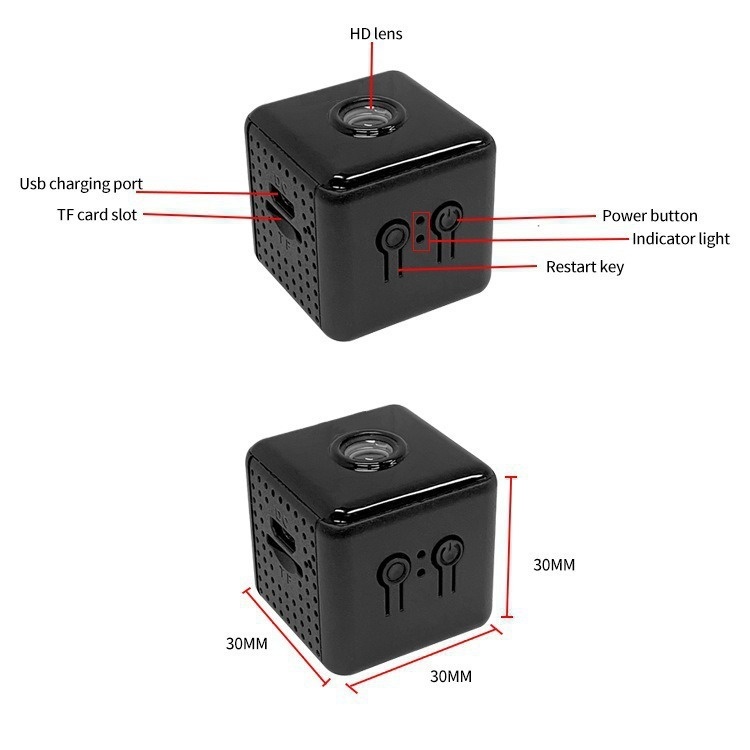 Wireless WiFi Camera - Portable Small Security Cam with Remote View Support for Home Office Surveillance 3 Wireless WiFi Camera - Portable Small Security Cam with Remote View Support for Home Office Surveillance - Image 3