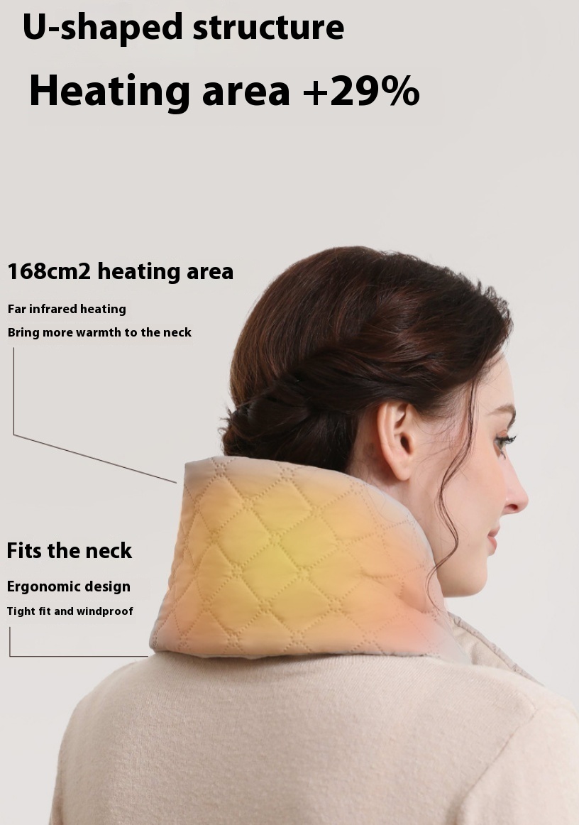 USB 3 Gear Electric Heating Scarf Thermal Shawl 3 USB 3 Gear Electric Heating Scarf Thermal Shawl - Image 3
