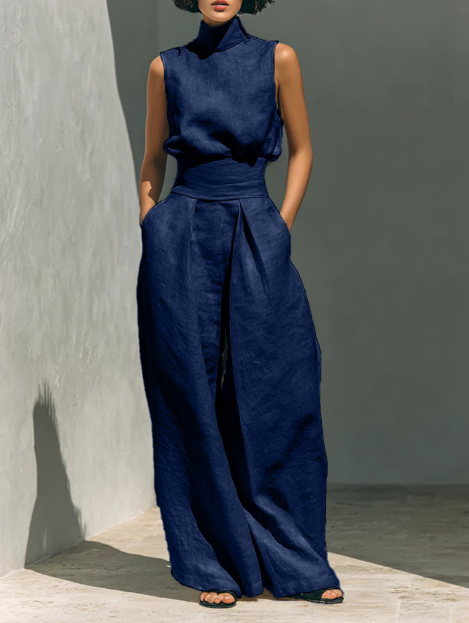 Casual Sleeveless Summer Suit 3 Casual Sleeveless Summer Suit - Image 3