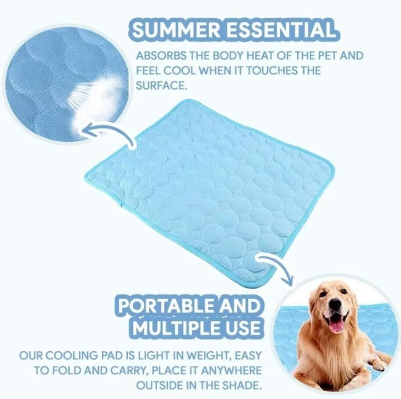 Breathable And Anti-slip Pet Ice Silk Pad - Cooling Pad For Sofa 9 Breathable And Anti-slip Pet Ice Silk Pad - Cooling Pad For Sofa - Image 9