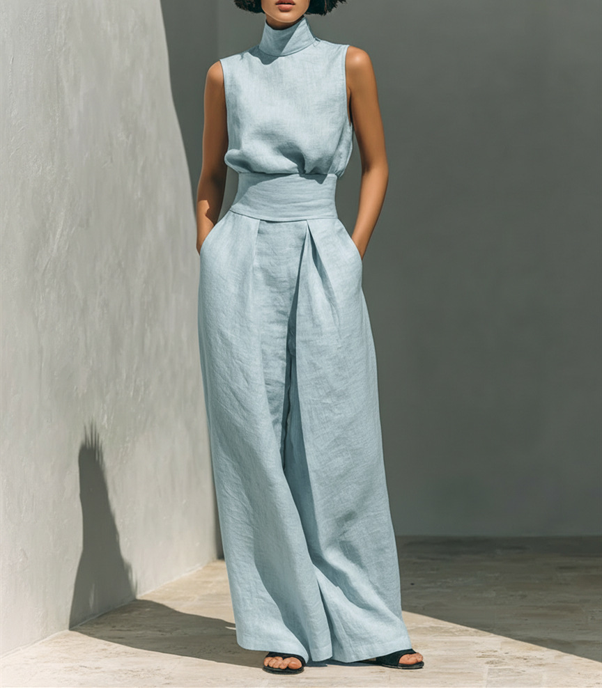 Casual Sleeveless Summer Suit 7 Casual Sleeveless Summer Suit - Image 7