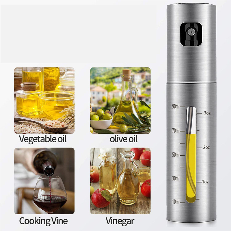 Fuel Spray Can Stainless Stee Bottle Spice Bottle With Spray Press 2 Fuel Spray Can Stainless Stee Bottle Spice Bottle With Spray Press - Image 2
