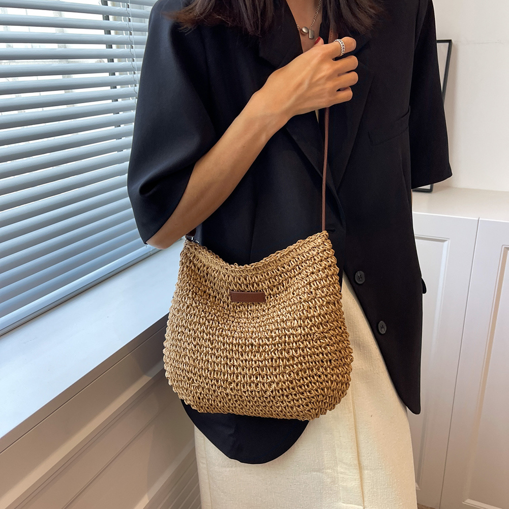 Niche Design Vacation Straw Tote Bag 8 Niche Design Vacation Straw Tote Bag - Image 8