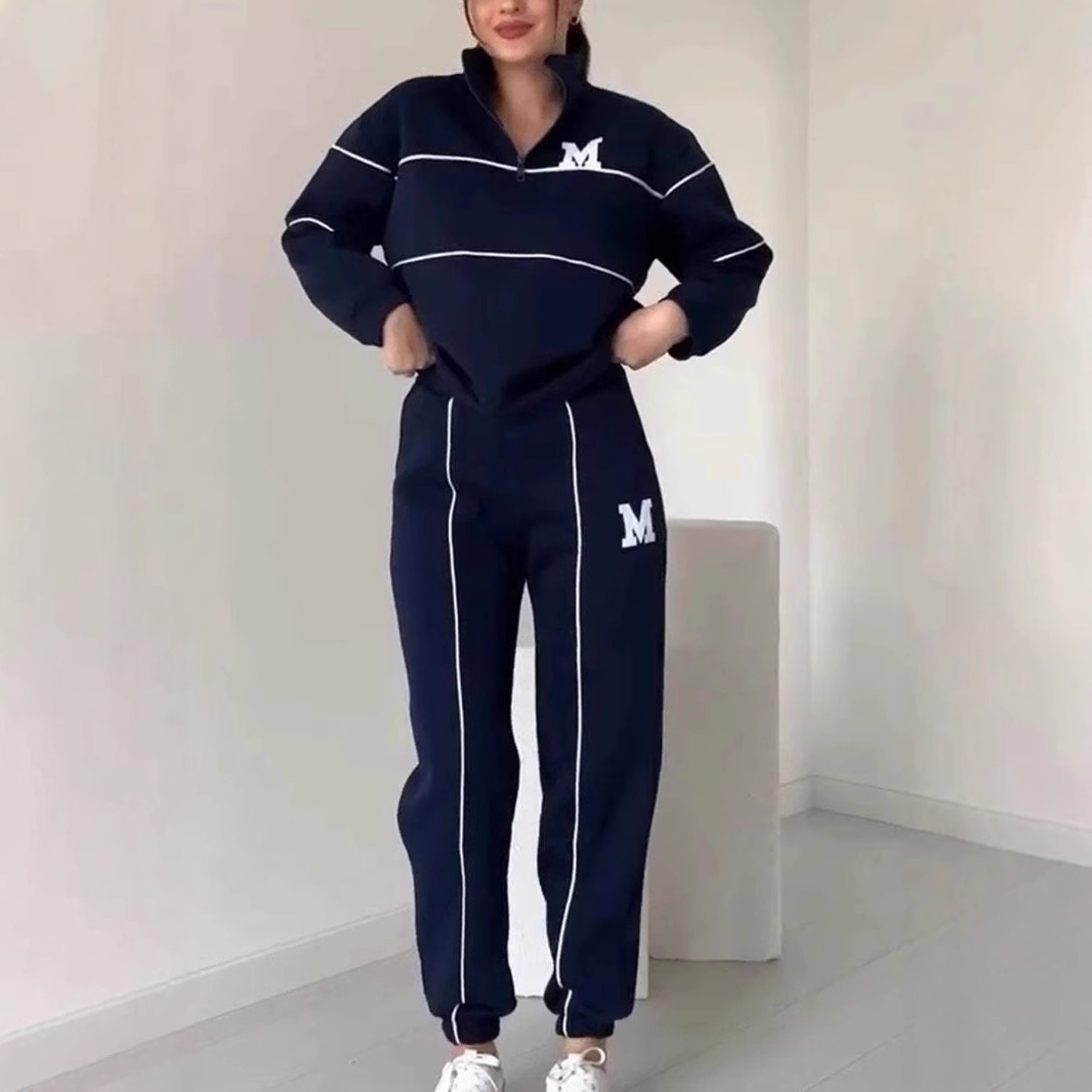 Women's 2 Piece Outfits Pullover Sweatsuit 3 Women's 2 Piece Outfits Pullover Sweatsuit - Image 3